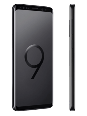 Blau.de - Samsung Galaxy S9 - schwarz (seitlich)