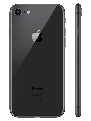 Blau.de - Apple iPhone 8 - spacegrau (hinten)