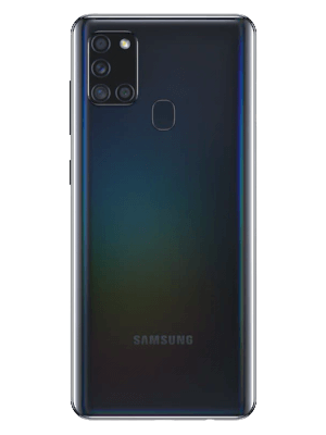 Blau.de - Samsung Galaxy A21s (schwarz / hinten)