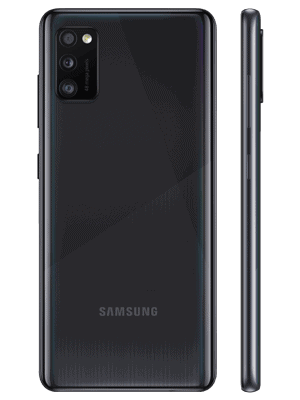 Blau.de - Samsung Galaxy A41 (schwarz / hinten und seitlich)