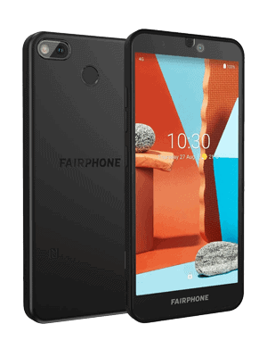 Blau.de - Fairphone 3+ (schwarz / vorn und hinten)