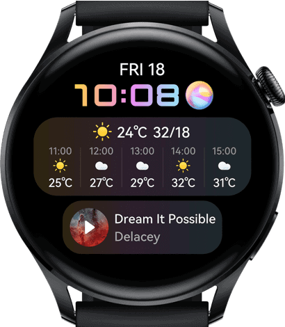 Display der Huawei Watch 3