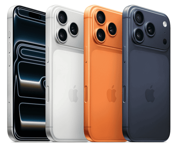 Farbauswahl vom Apple iPhone 17 Pro - günstig bei Blau.de