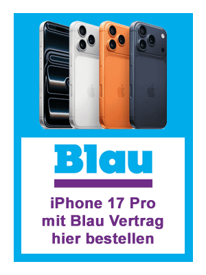 Apple iPhone 17 Pro mit Vertrag bei Blau.de kaufen