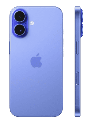 iPhone 16 in Farbe blau (ultramarine) bei Blau.de iPhone 16 in Farbe blau (ultramarine) bei Blau.de