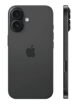 iPhone 16 in Farbe schwarz (black) bei Blau.de iPhone 16 in Farbe schwarz (black) bei Blau.de