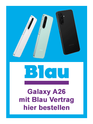 Samsung Galaxy A26 mit Vertrag bei Blau.de kaufen