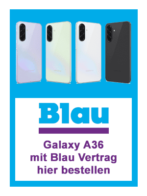 Samsung Galaxy A36 mit Vertrag bei Blau.de kaufen