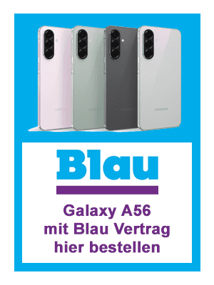 Samsung Galaxy A56 5G mit Vertrag bei Blau.de kaufen Samsung Galaxy A56 5G mit Vertrag bei Blau.de kaufen