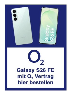 Samsung Galaxy S26 FE günstig mit o2 Vertrag Samsung Galaxy S26 FE günstig mit o2 Vertrag