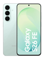 Samsung Galaxy S26 FE in grün / pistachio mit Blau Vertrag